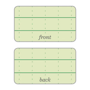 Notebook Top Spiral Bound 4 x 6 Green