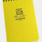 Notebook Top Spiral Bound 4 x 6 White Yellow
