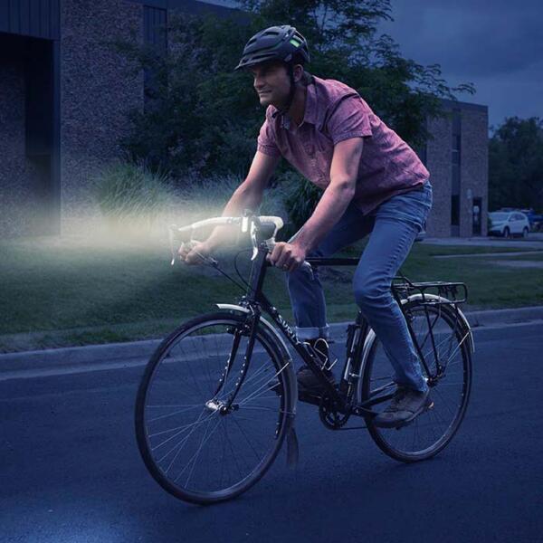 Radiant 125 Rechargeable Bike Light White