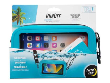 RunOff Waterproof Hip Pack Blue