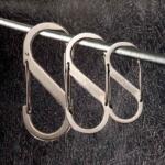 S Biner Dual Carabiner Stainless Steel #1 2 Pck Stainless