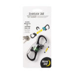 SlideLock 360 Magnetic Locking Dual Carabiner Olive
