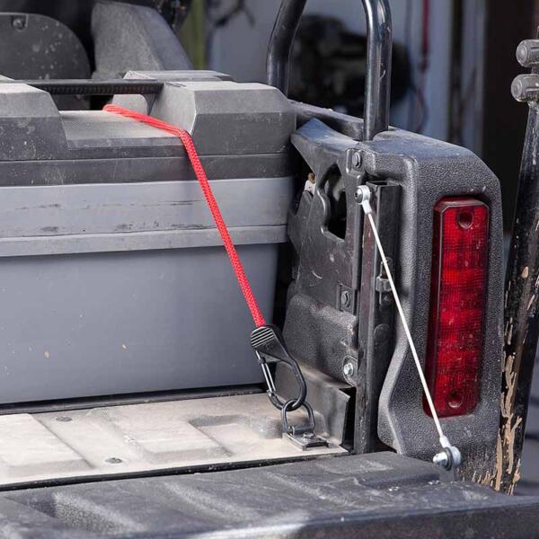 SlideLock Carabiner Bungee 24 inch Red