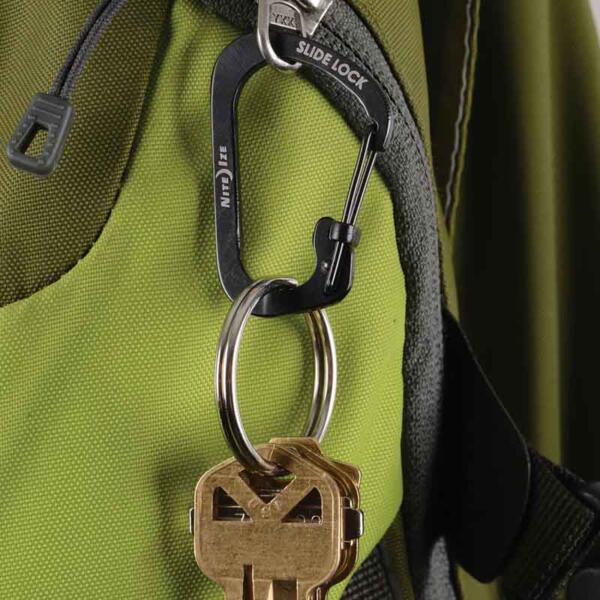 Slidelock Carabiner Stainless Steel No 2 Black