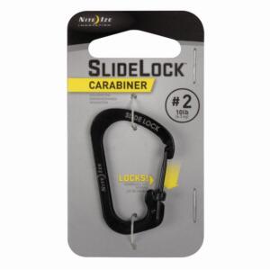 Slidelock Carabiner Stainless Steel No 2 Black