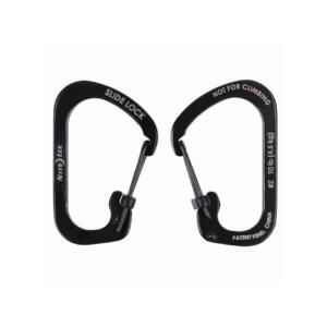 Slidelock Carabiner Stainless Steel No 2 Black