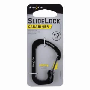 Slidelock Carabiner Stainless Steel No 3 Black