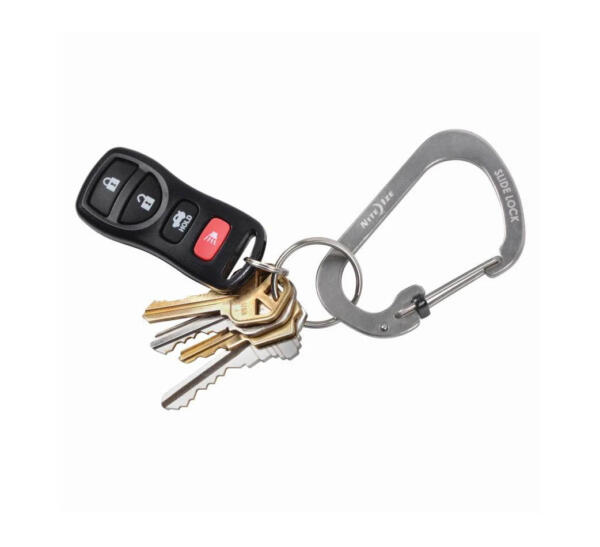Slidelock Carabiner Stainless Steel No 4 Black