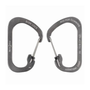 Slidelock Carabiner Stainless Steel No 4 Black