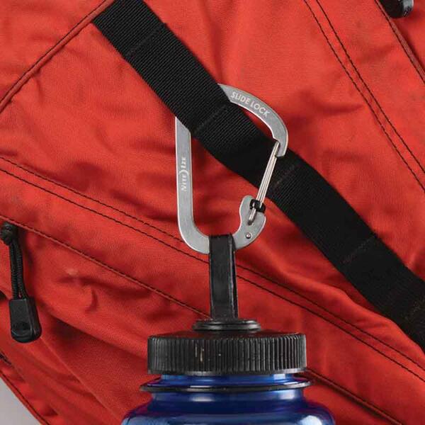 Slidelock Carabiner Stainless Steel No 4 Black