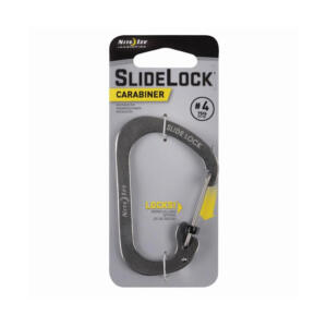 Slidelock Carabiner Stainless Steel No 4 Black