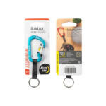 Slidelock Key Ring Aluminum Blue