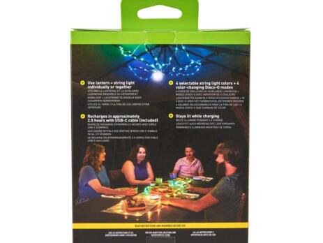 StarLit Rechargeable Lantern String Light Disc O Select