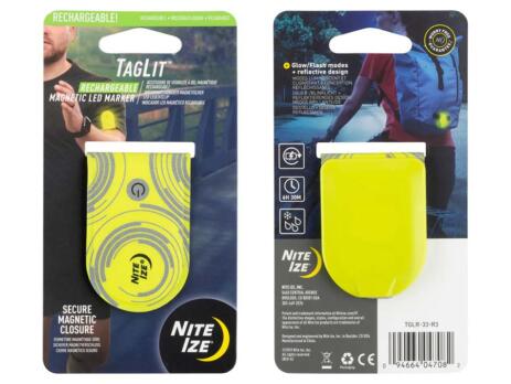 TagLit Rechargeable Magnetic LED Marker Neon Yellow Green
