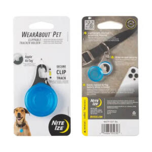 WearAbout Pet Clippable Tracker Holder Blue