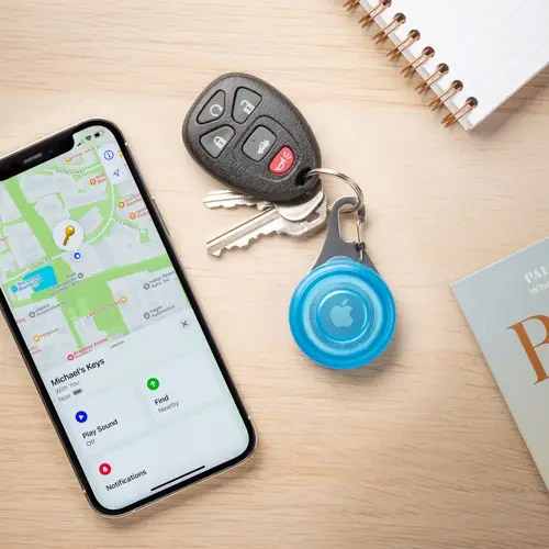 WearAbout Pet Clippable Tracker Holder Blue