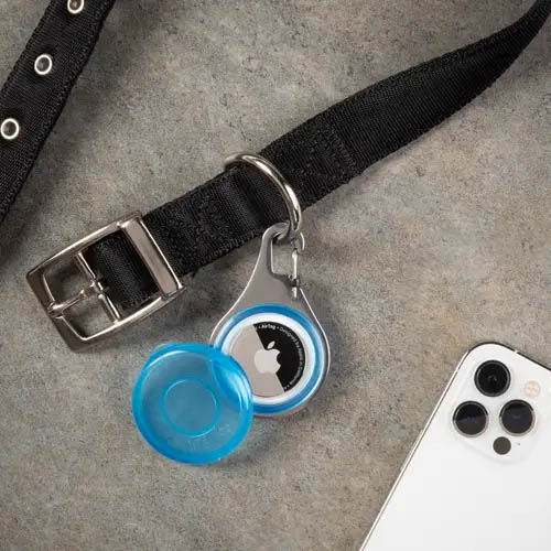 WearAbout Pet Clippable Tracker Holder Blue