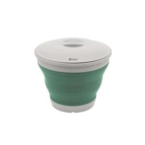 Outwell collapsible bucket with lid Shadow Green