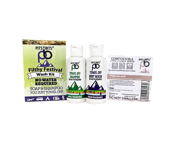 Pits and Bits Filthy Festival Wash Kit