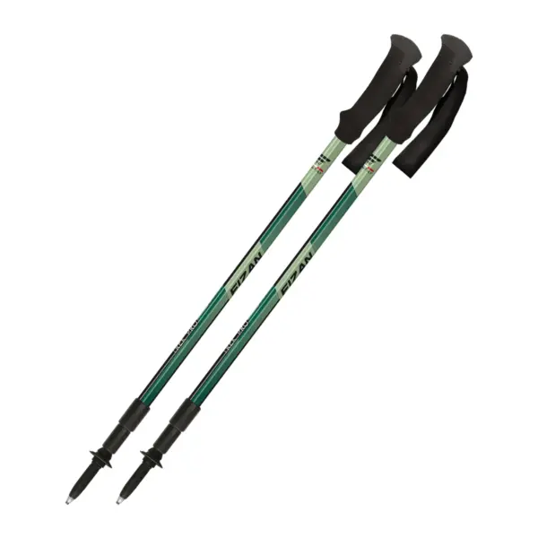 Fizan Trek Pro Walking Poles Dark Green
