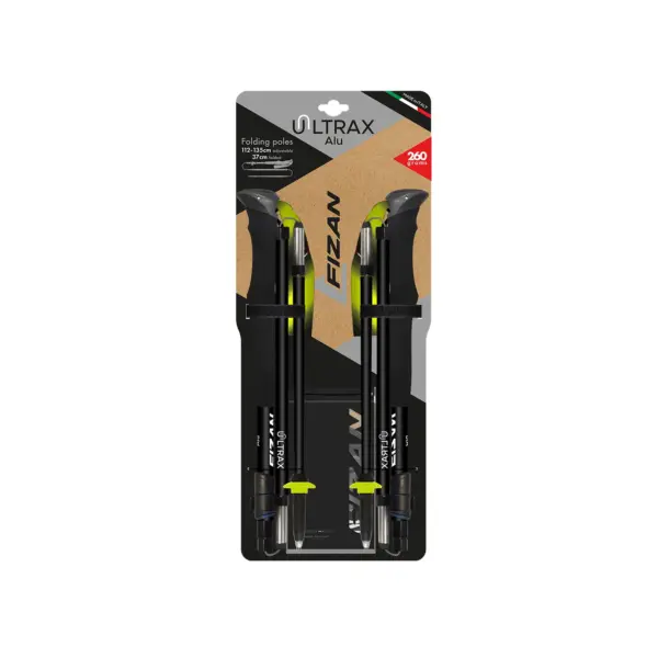 Fizan Ultrax Alu Walking Pole Yellow