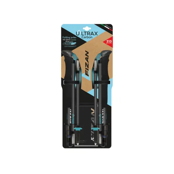 Fizan Ultrax Carbon Walking pole Light Blue
